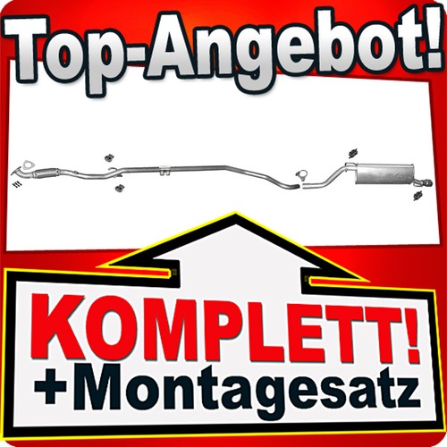 Auspuff für opel corsa 4 - opel,