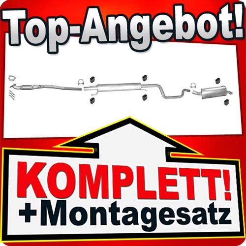 Auspuff für opel zafira - für, 1.6