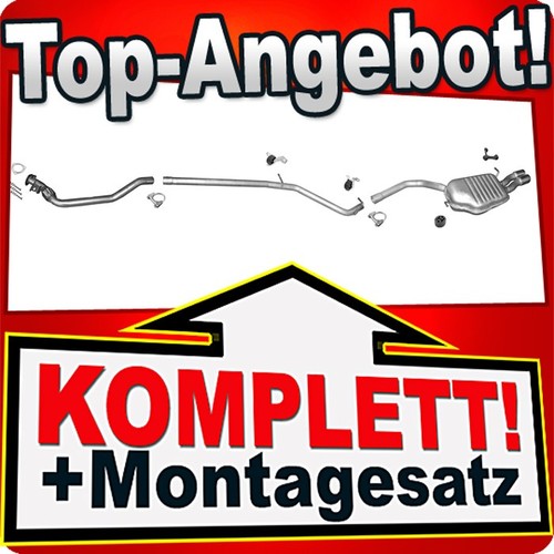 Auspuff für seat exeo - auspuff, tdi