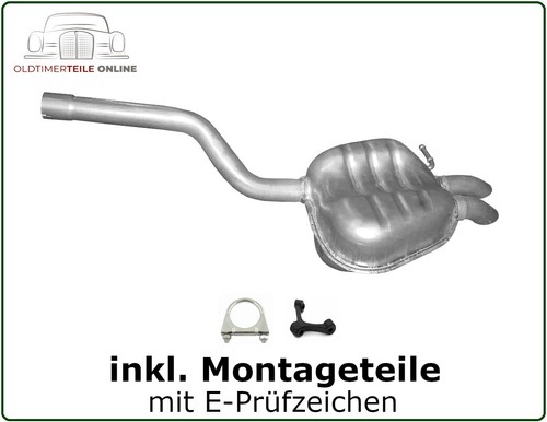 Endschalldämpfer golf vi - endschalldämpfer,