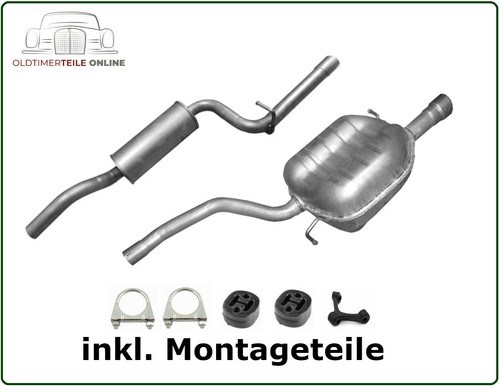 Auspuff set für passat 3c2 - auspuff,