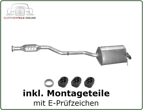 Auspuff set für - set, mercedes