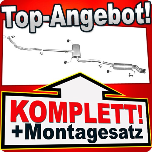 Auspuff für audi 1 - auspuff,