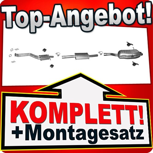 Auspuff für bmw e46 320i - auspuff,