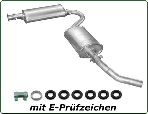Auspuff set für - set, fiat