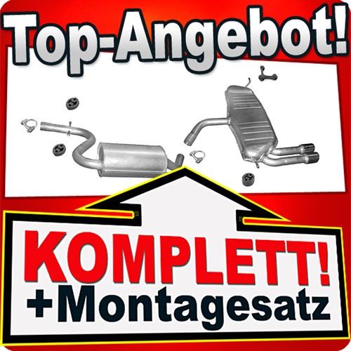 Auspuff für audi sportback - a3,