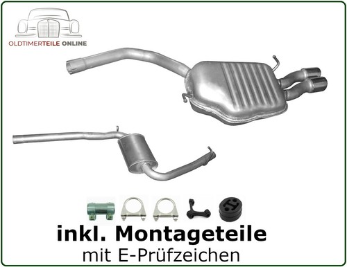 Auspuff set für seat - set, exeo