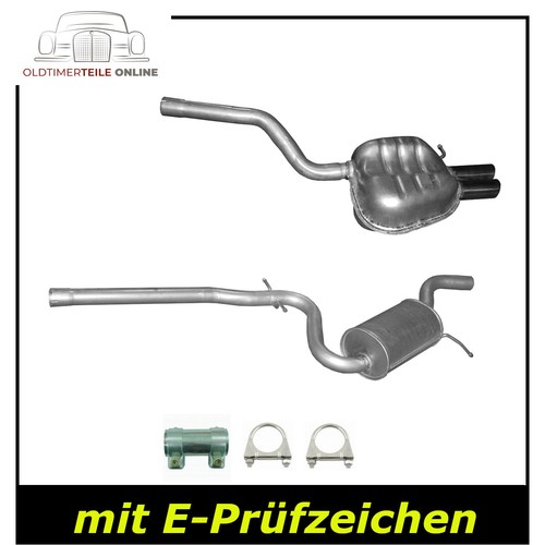 Auspuff set für golf vi - auspuff, vw